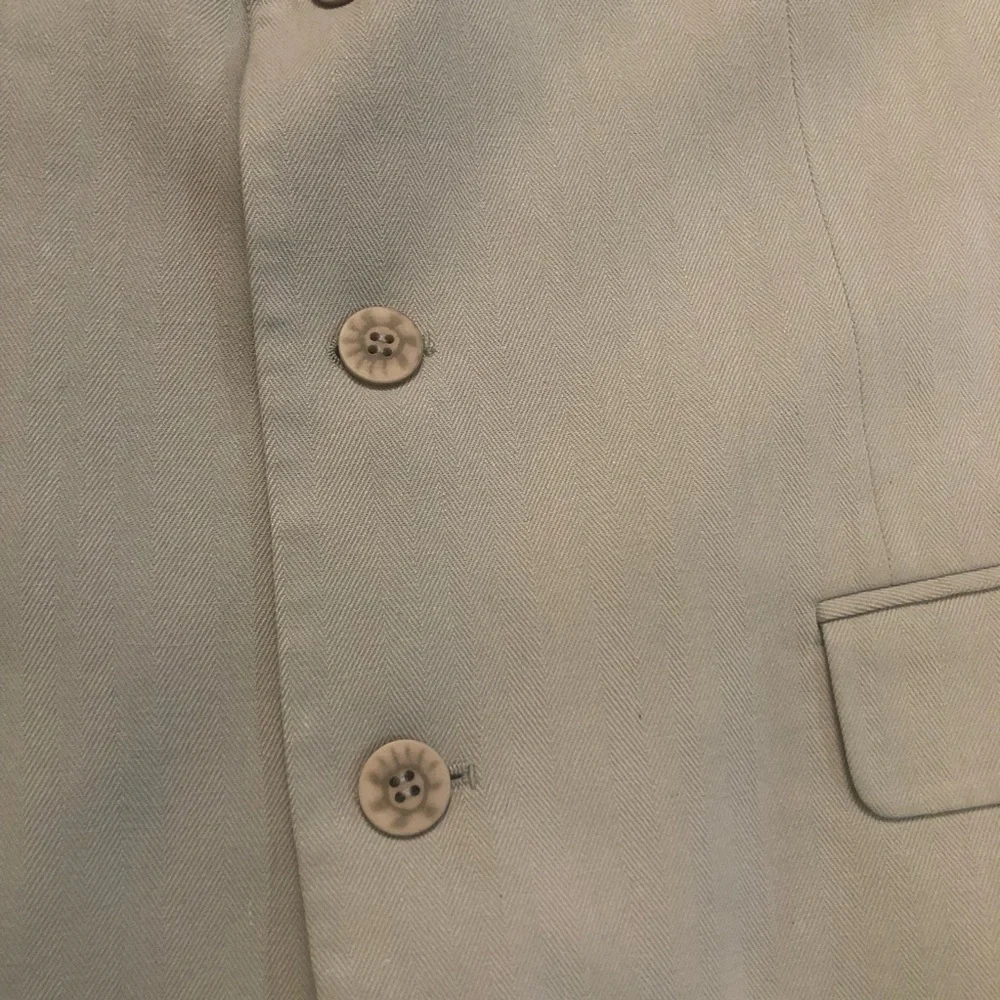 WinterSilks 100% Silk Sage Green Sport Coat Mens Blazer size M